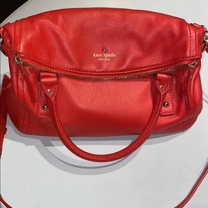 Kate Spade - Top Handle - Crossbody Purse - Red